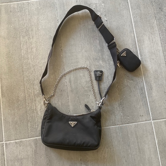 Tiny prada bag hotsell